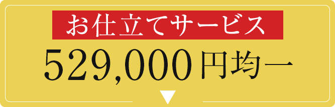 お仕立てサービス　529000円均一