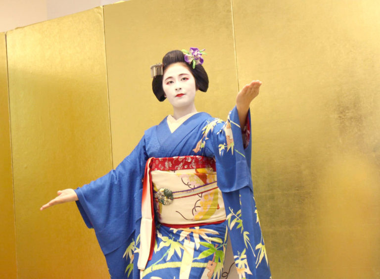 和風人形オルゴール 引き出し付き 京都 舞妓 祇園小唄