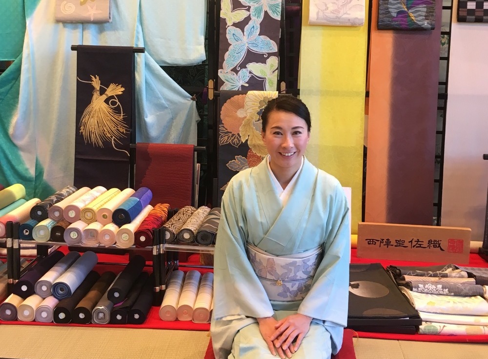 かはひらこ主宰・佐竹美都子さんによるトークショーレポート!「オリンピックと西陣織のよもやま話」in二子玉川 華ときもの祭