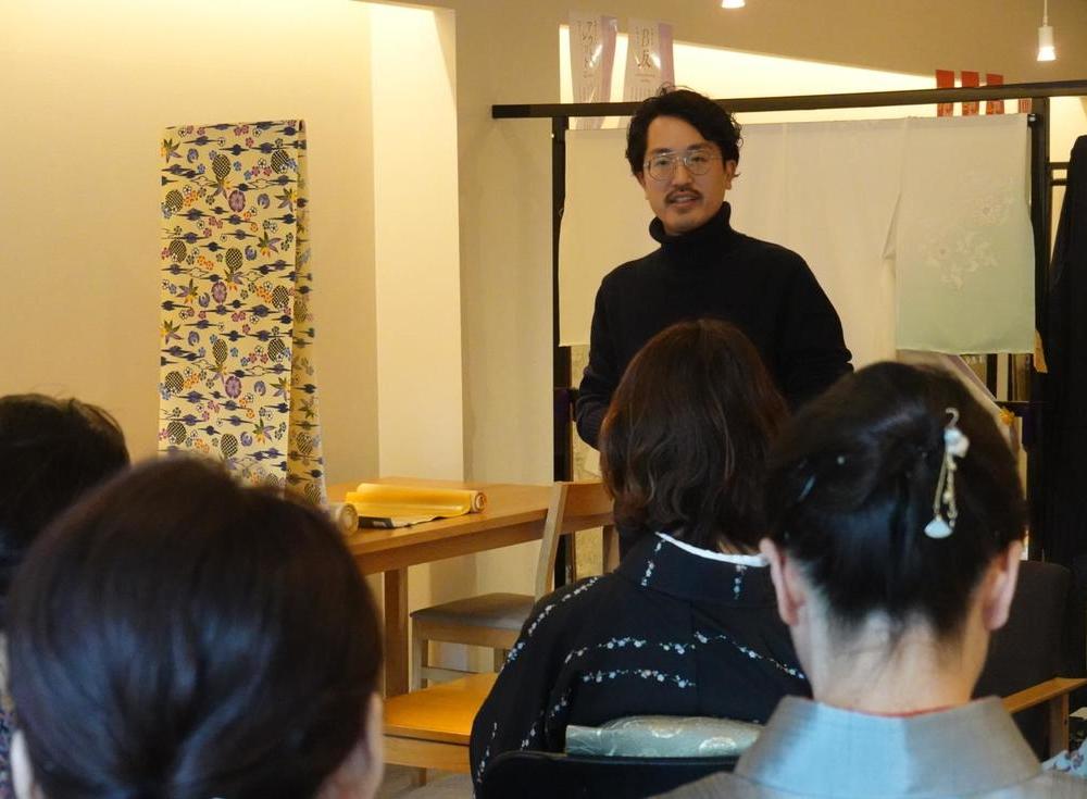 知念冬馬氏トークショーin京都店 沖縄の歴史から紐とく琉球紅型について