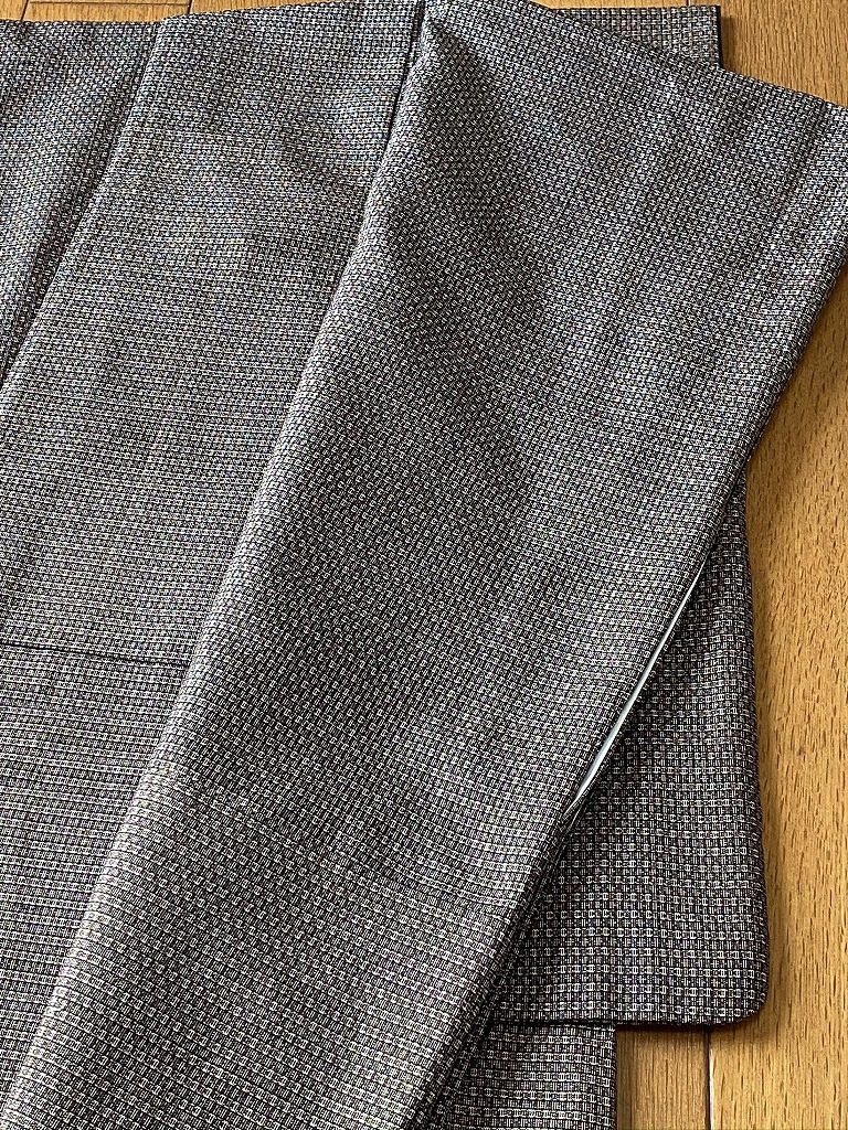 父のアンサンブル大島紬を縫い直して