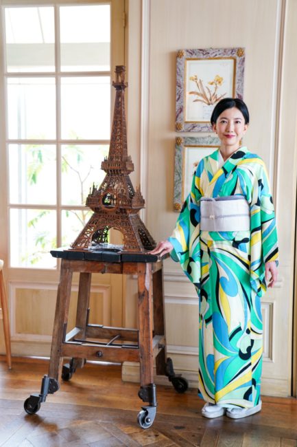 フォトジェニックなオブジェとともに