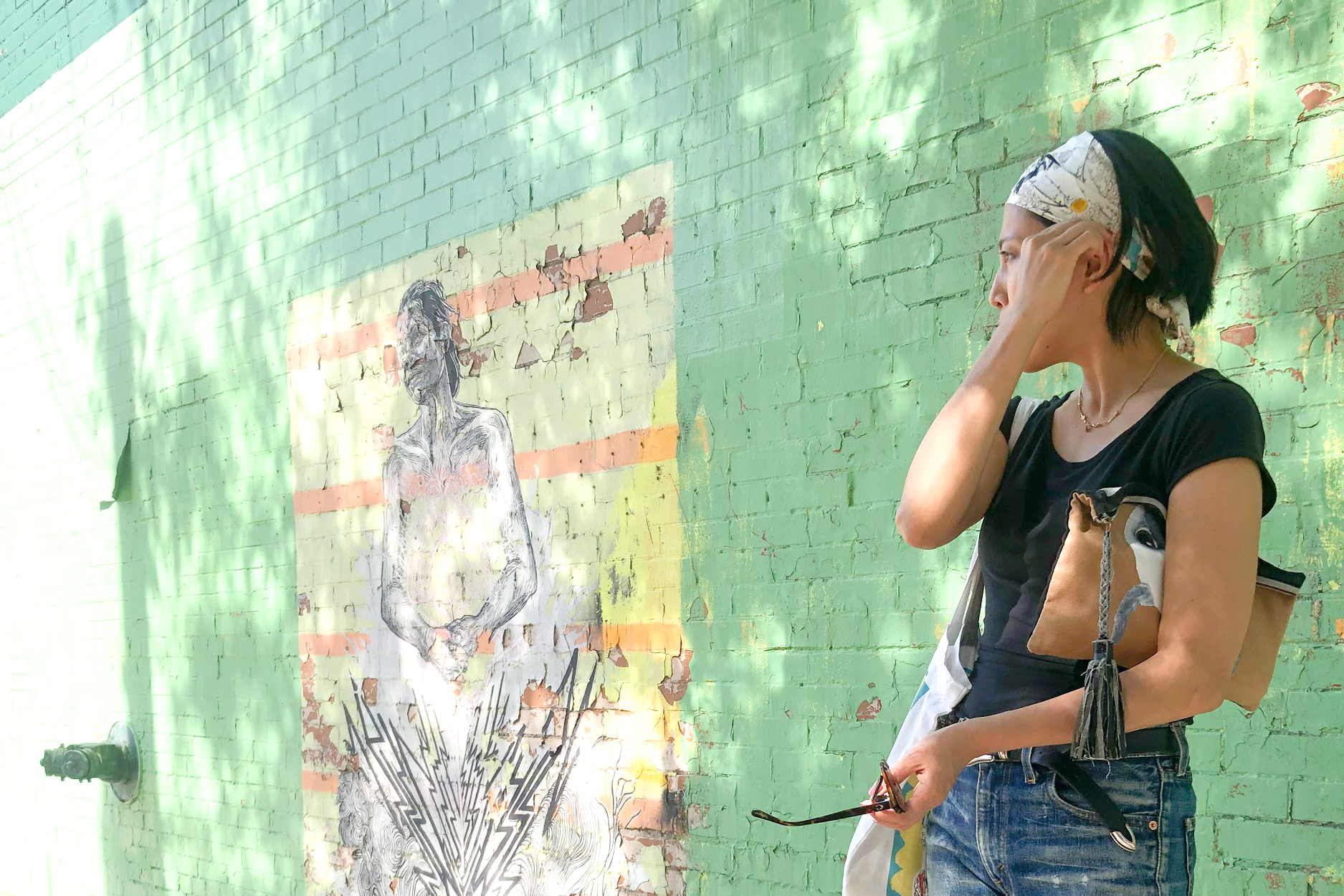 Brooklynスタイル 腰紐アレンジ・3パターン 「WORLD KIMONO SNAPS」 ‐ NEW YORK ‐