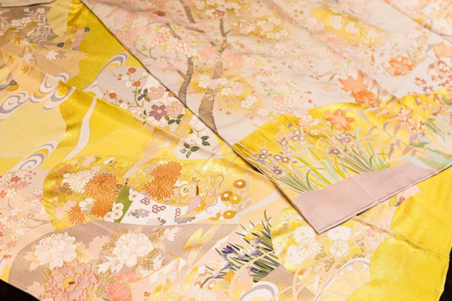 女性目線で作られた訪問着