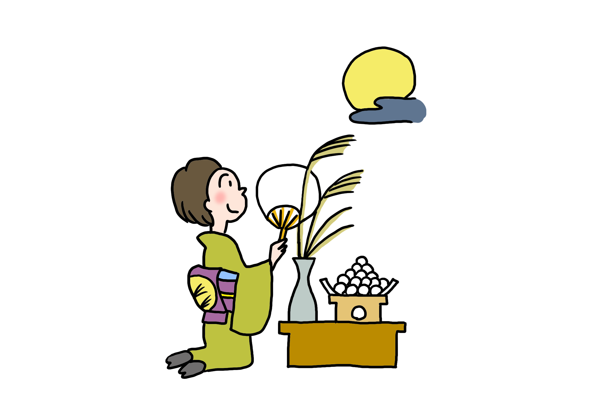 お月見しませんか 「きくちいまが、今考えるきもののこと」vol.12