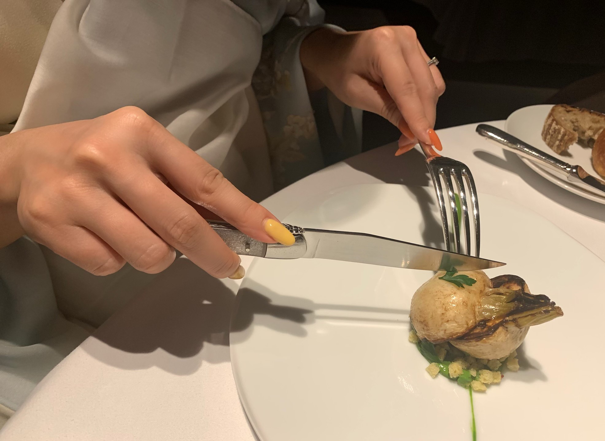 スペシャリテの蕪をいただく