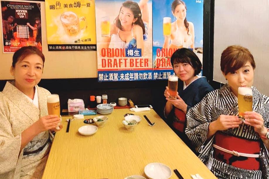 着付け講座の生徒さんたち