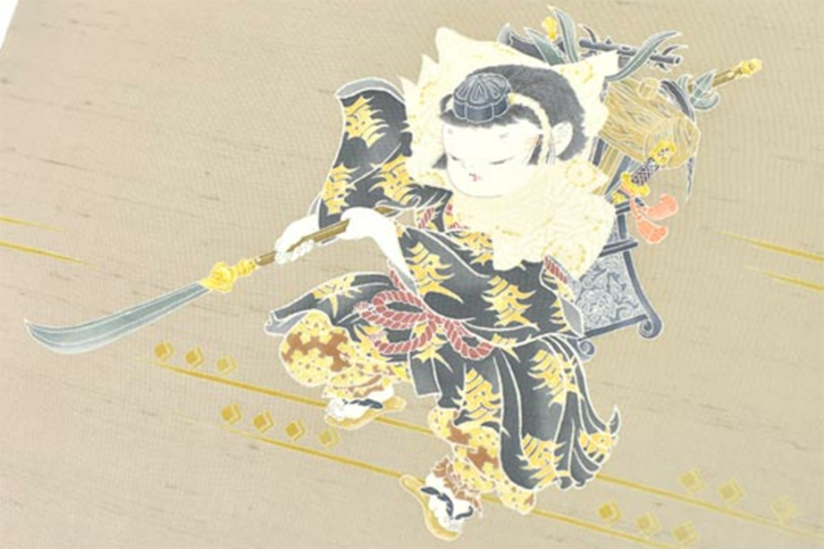 歌舞伎舞踊の大型絵画