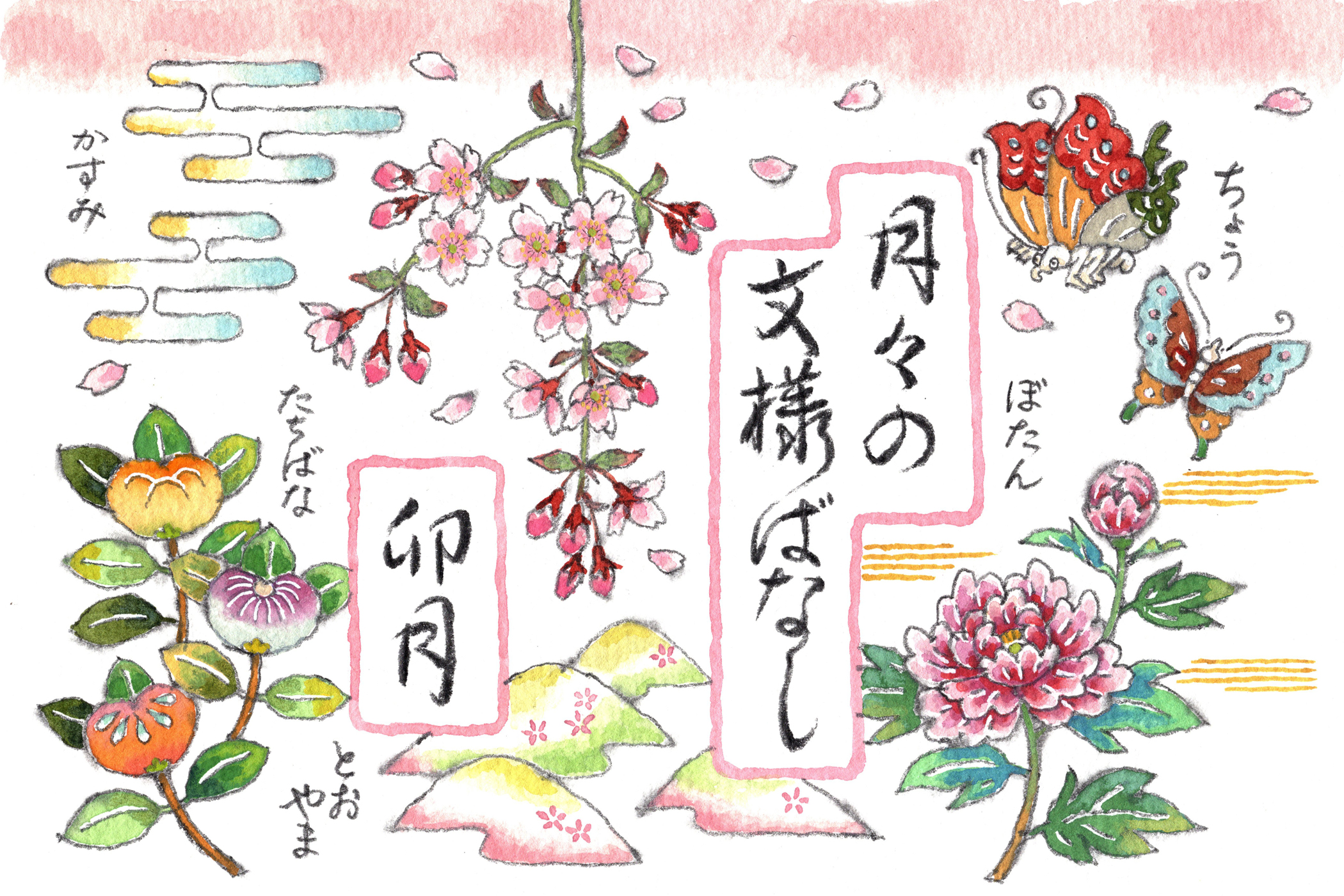 春をよろこぶ卯月 「月々の文様ばなし」vol.1｜まなぶ｜きものと