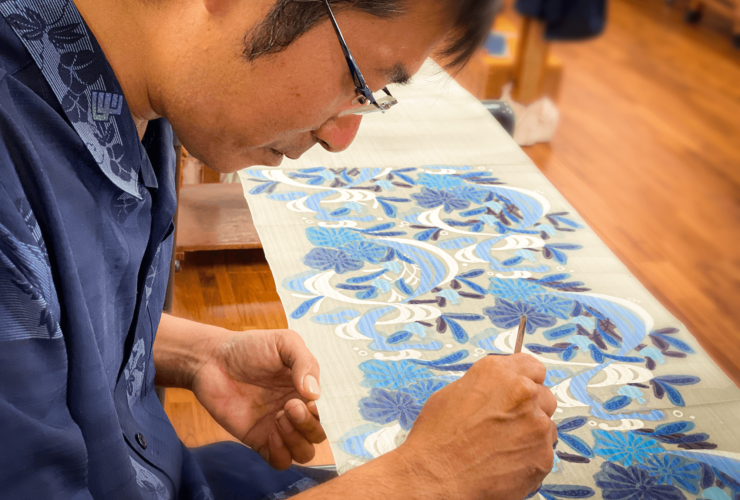 紅型宗家 城間家 三代継承展 城間栄市