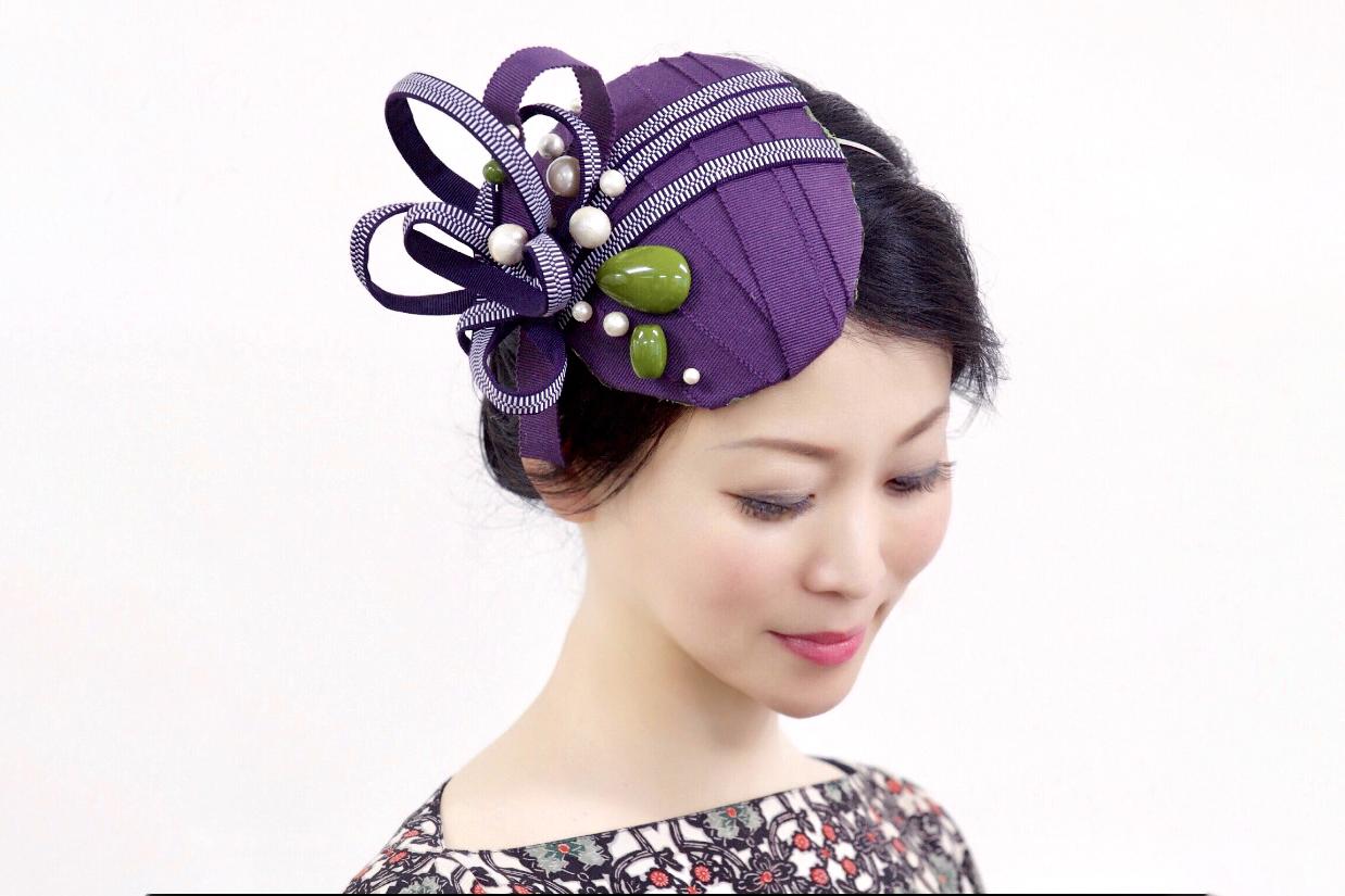 Headdress using traditional craft techniques