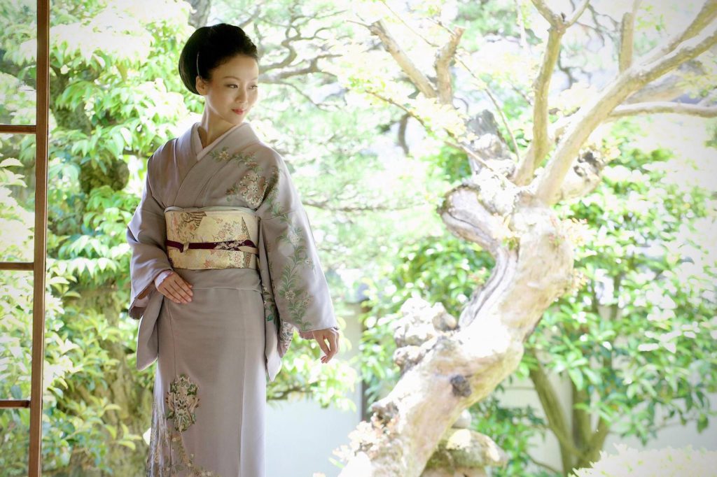 At the former residence of the 19th century writer, Lafcadio Hearn