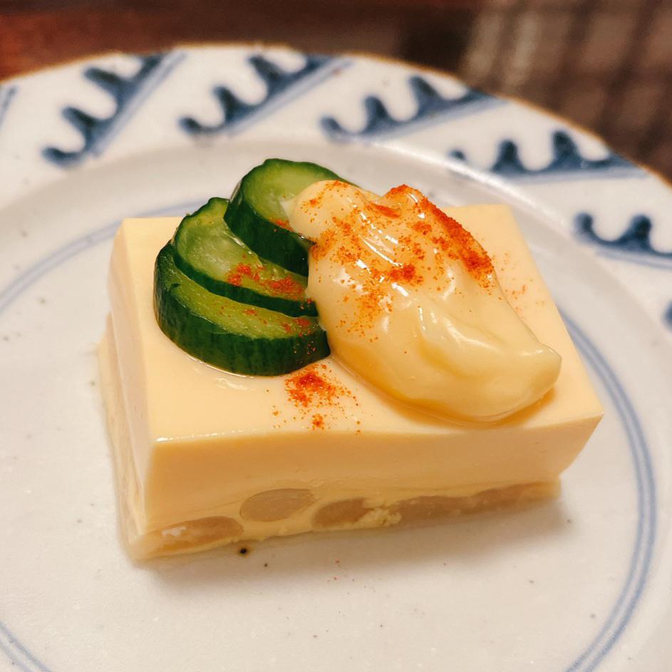 アスパラ豆腐