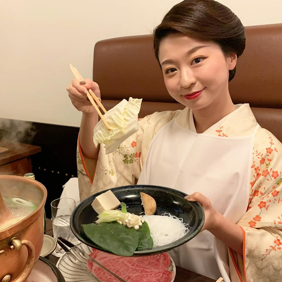 お肉と野菜を交互にいただき…　至福です。