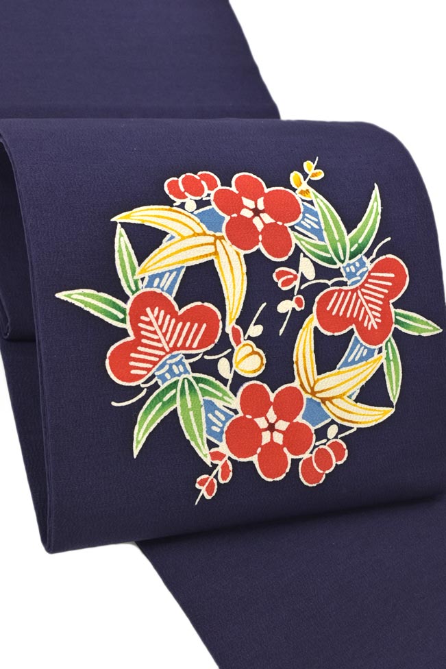 梅の花の柄のお着物
