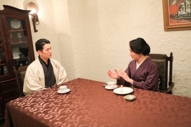 工房見学についてお話しを伺う