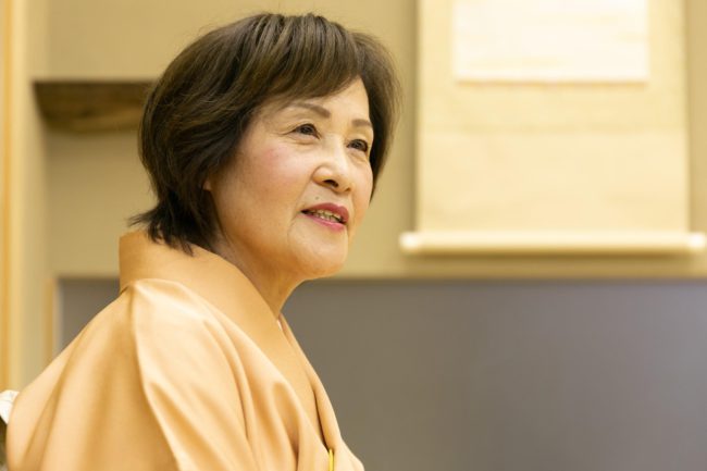 御家流香道講師　堀井暁蓉さん