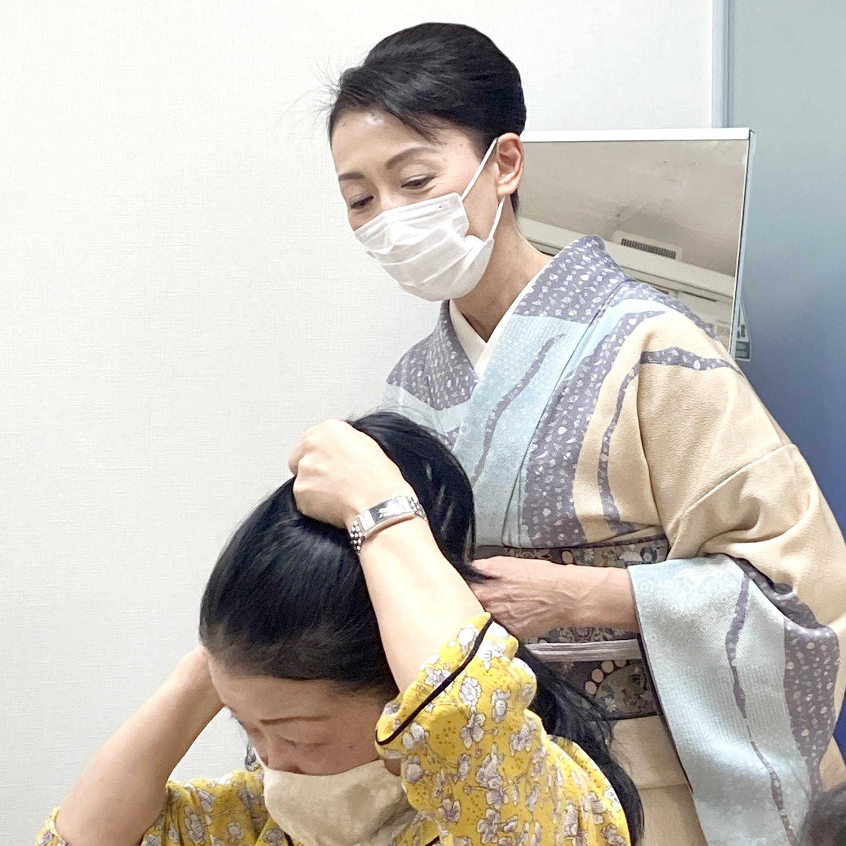 和髪セット指導