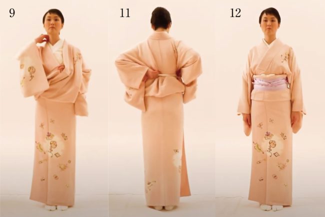 初心者でも可能 着物の着方 着付けの手順を写真で解説 着物 和 京都に関する情報ならきものと