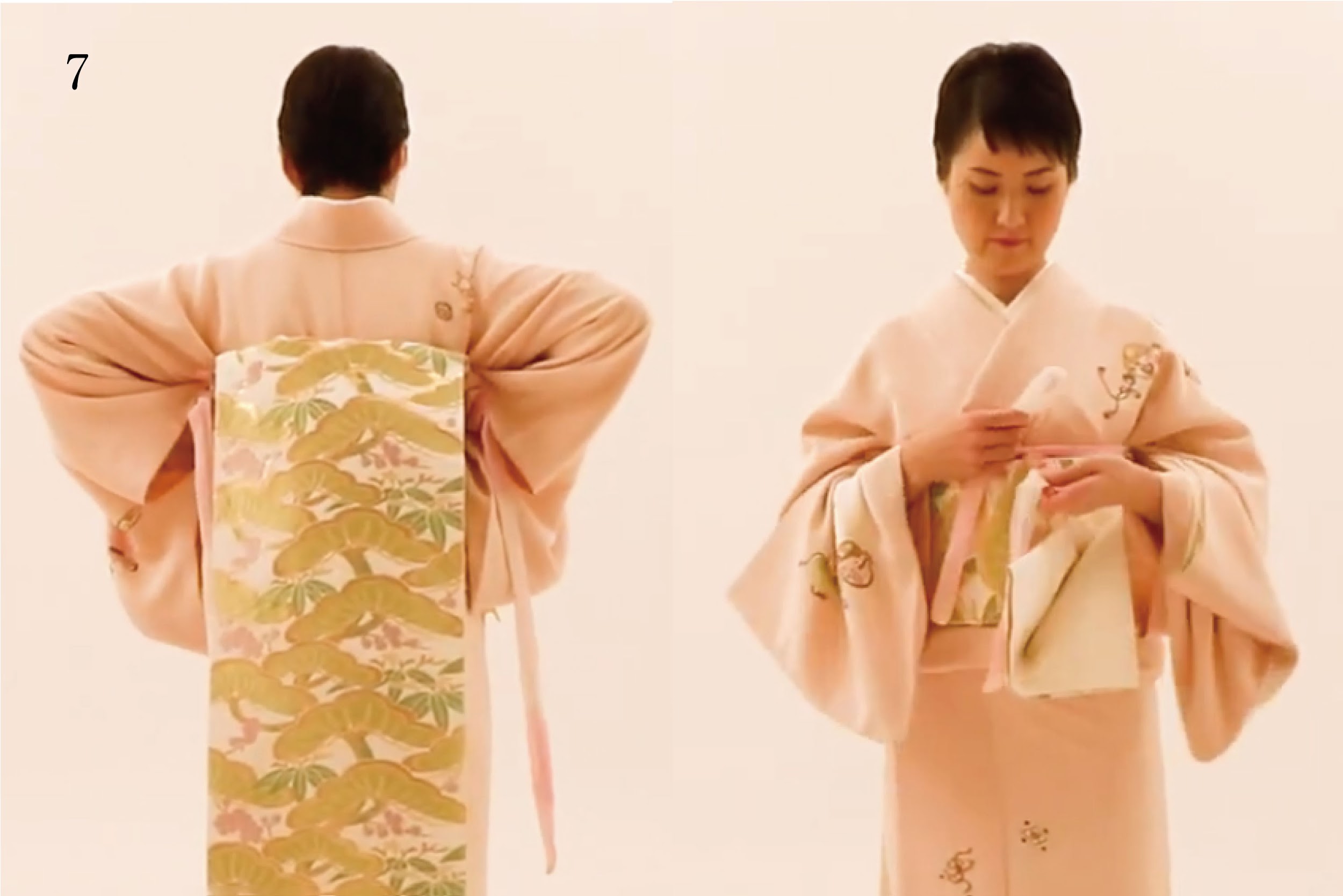 初心者でも可能 着物の着方 着付けの手順を写真で解説 着物 和 京都に関する情報ならきものと