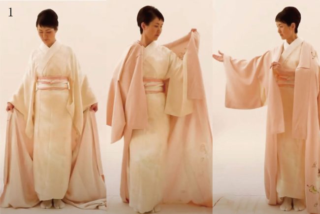 初心者でも可能 着物の着方 着付けの手順を写真で解説 着物 和 京都に関する情報ならきものと 初心者でも可能 着物の着方 着付けの手順を写真で解説 着物 和 京都に関する情報ならきものと