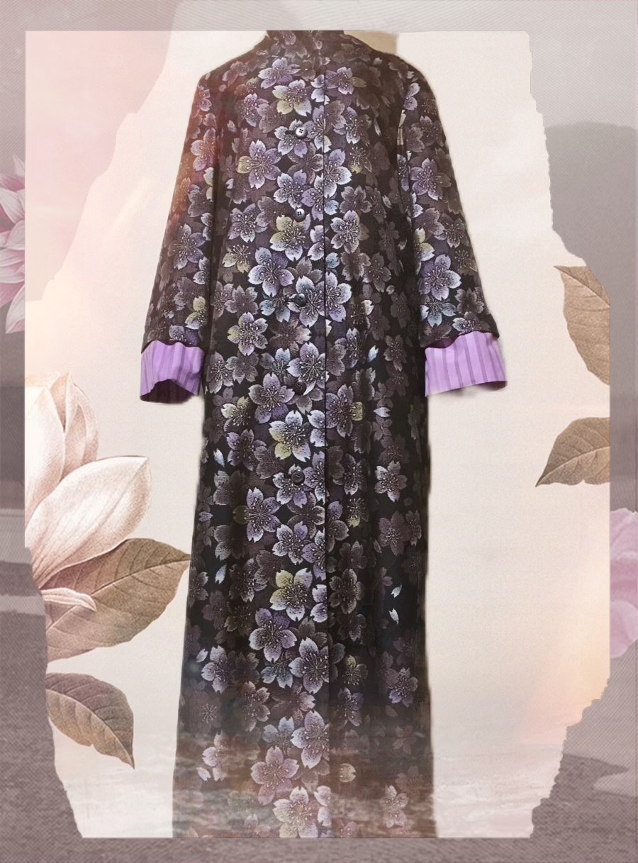大島紬の反物から、贅沢なコート4種を制作 「MariMaedaの着物