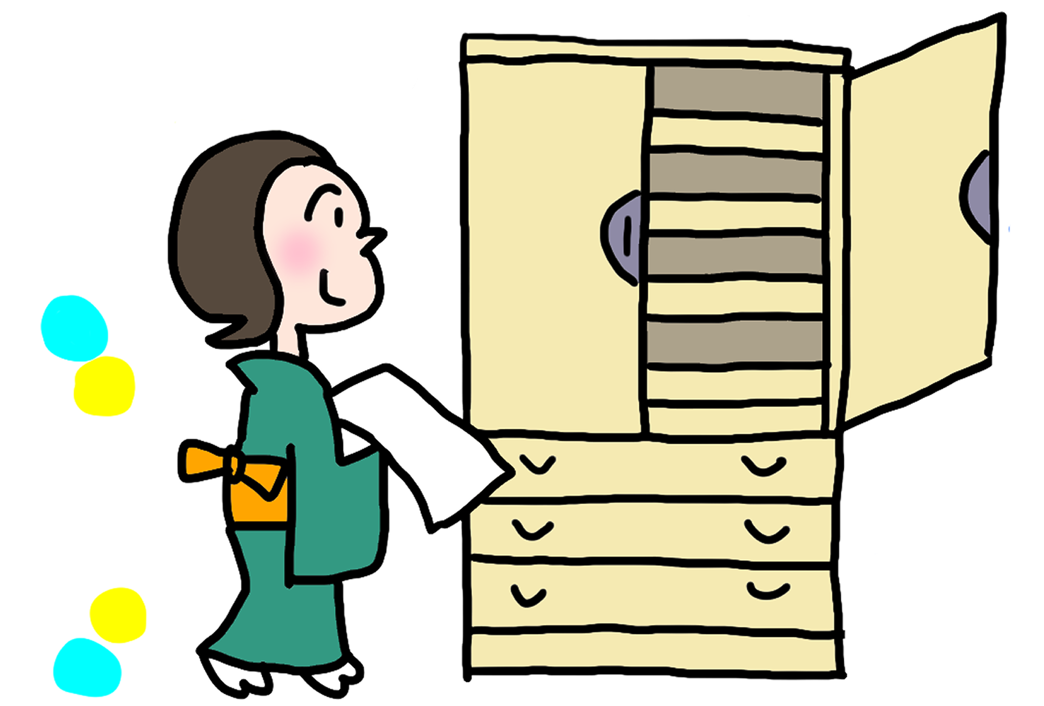 きものにカビがつかないようにするために 「きくちいまが、今考えるきもののこと」
