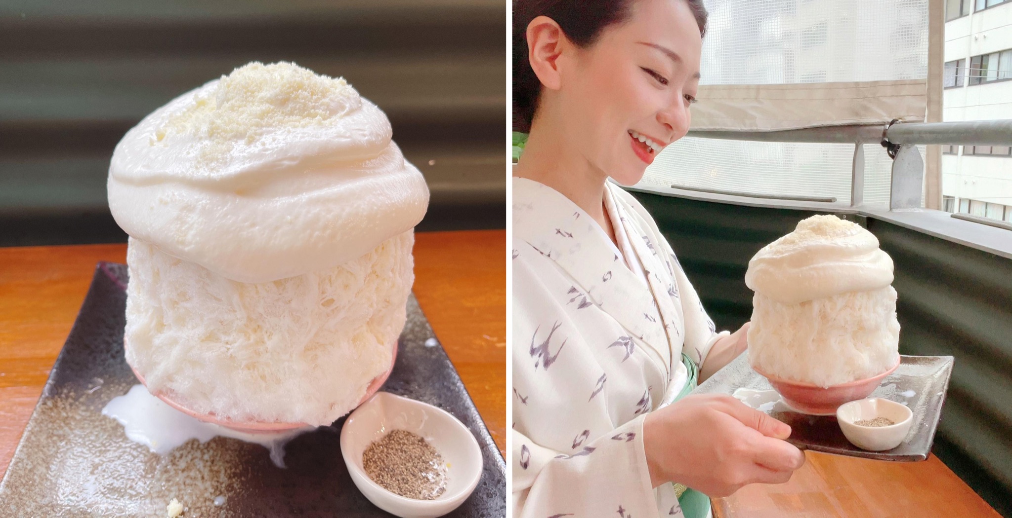 チーズズコットのかき氷