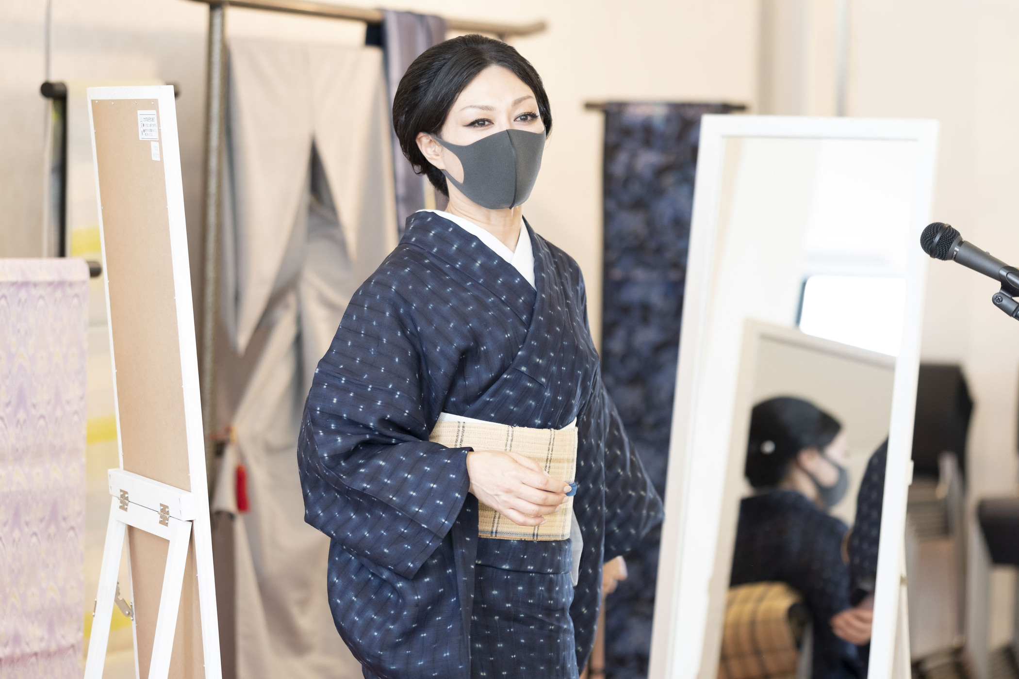 着付けポイントレッスン「みずのしのぶの秘密の小技」 日本最大級きもの展示会2021@東京丸の内KITTE イベントレポート vol.3
