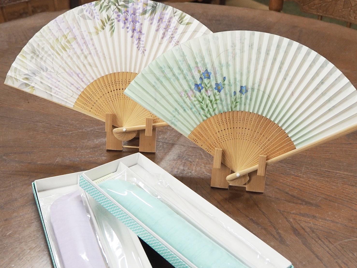 読者プレゼントの扇子