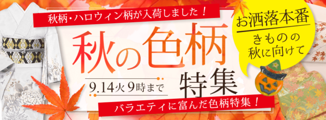 京都きもの市場 秋柄特集
