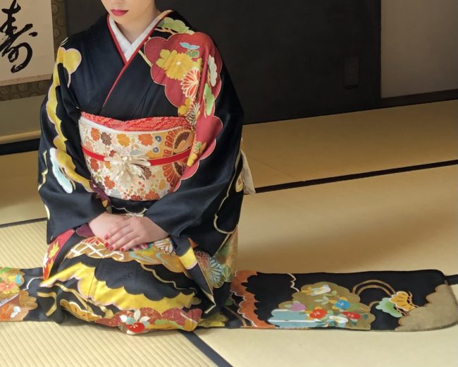 お嬢様の成人式の装い
