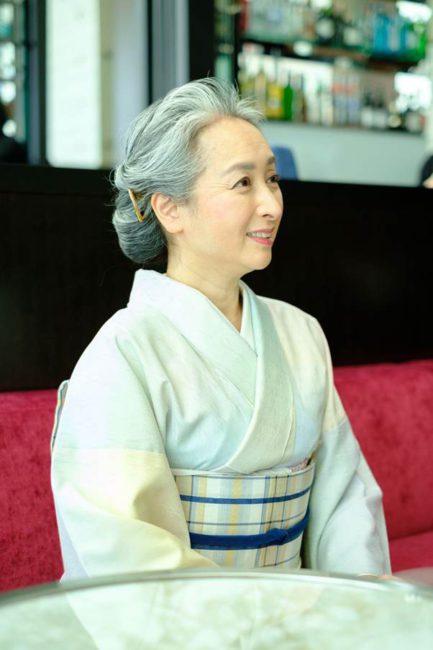 ”近藤サト””着物””牛首紬””白根澤”