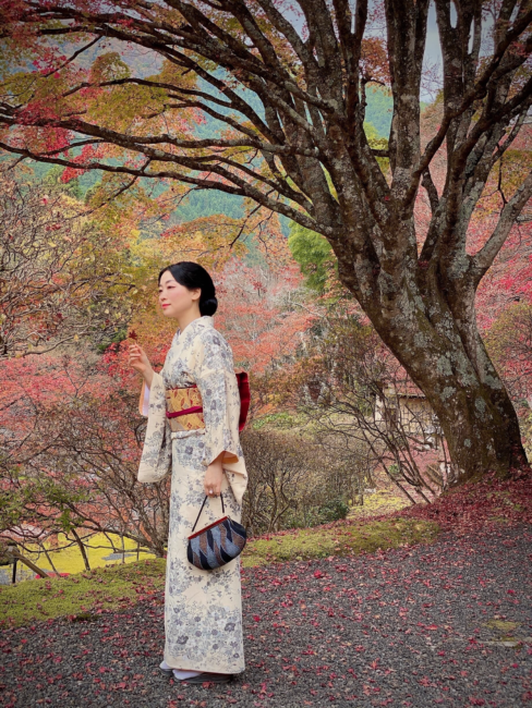 白龍園の夫婦紅葉