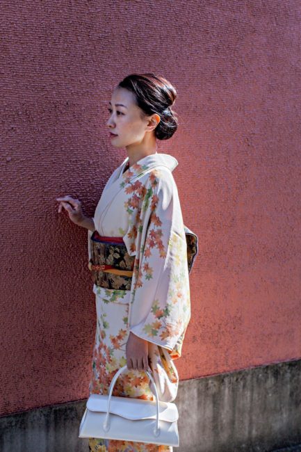 「緙室Sen」の鮫小紋バッグ