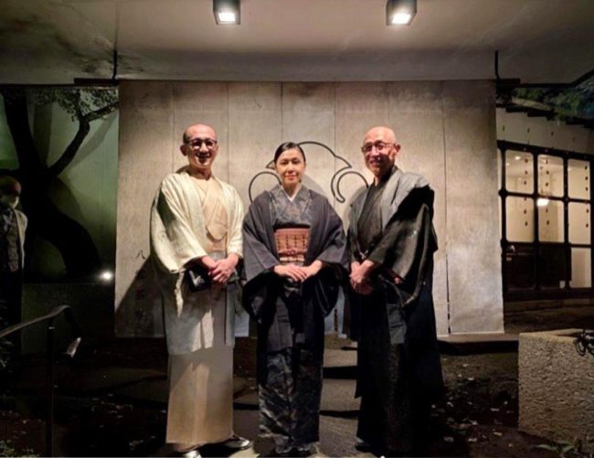波戸場様とクリエーション談義ディナー会食。