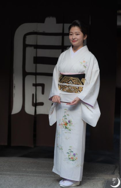 祇園甲部 井上流 舞妓芸妓 舞扇 刻印あり 使用感あり - 見苦しい
