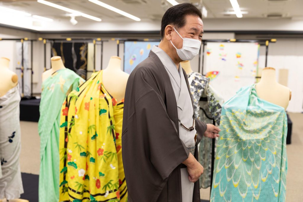 京友禅サリーで、日本の卓越した技術を誇る手しごとを世界へ
