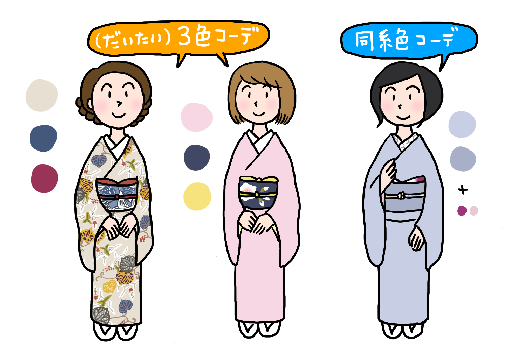 色合わせのコツとは? 「きくちいまが、今考えるきもののこと」vol.46