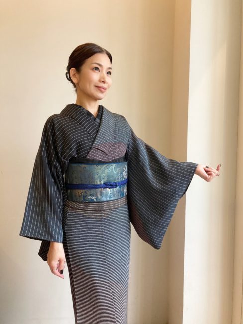 モダン訪問着付け下げ