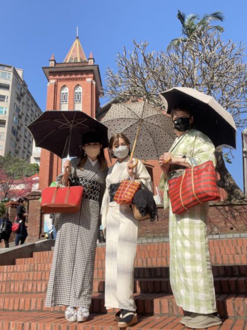 きもので歩く台北