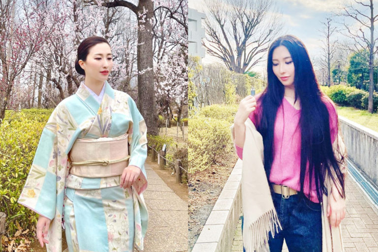 花柳凜の、和でも洋でも美しく