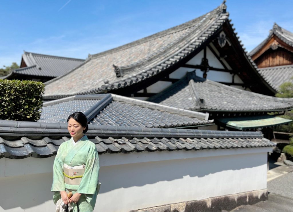 平等院の瓦と