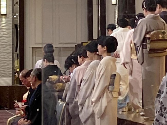 合格級ごとに記念撮影