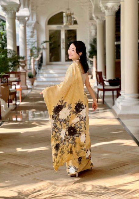 Kyoto Yuzen Sari at Taj Palace Hotel