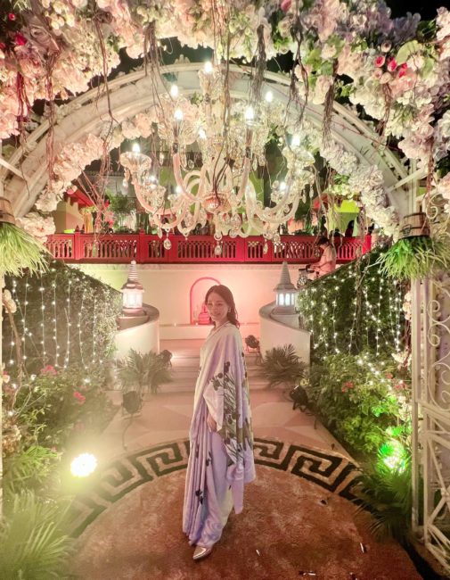 Kyoto Yuzen Sari at Taj Rambagh Palace