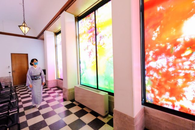 東京都庭園美術館「蜷川実花　瞬く光の庭」展　会場風景