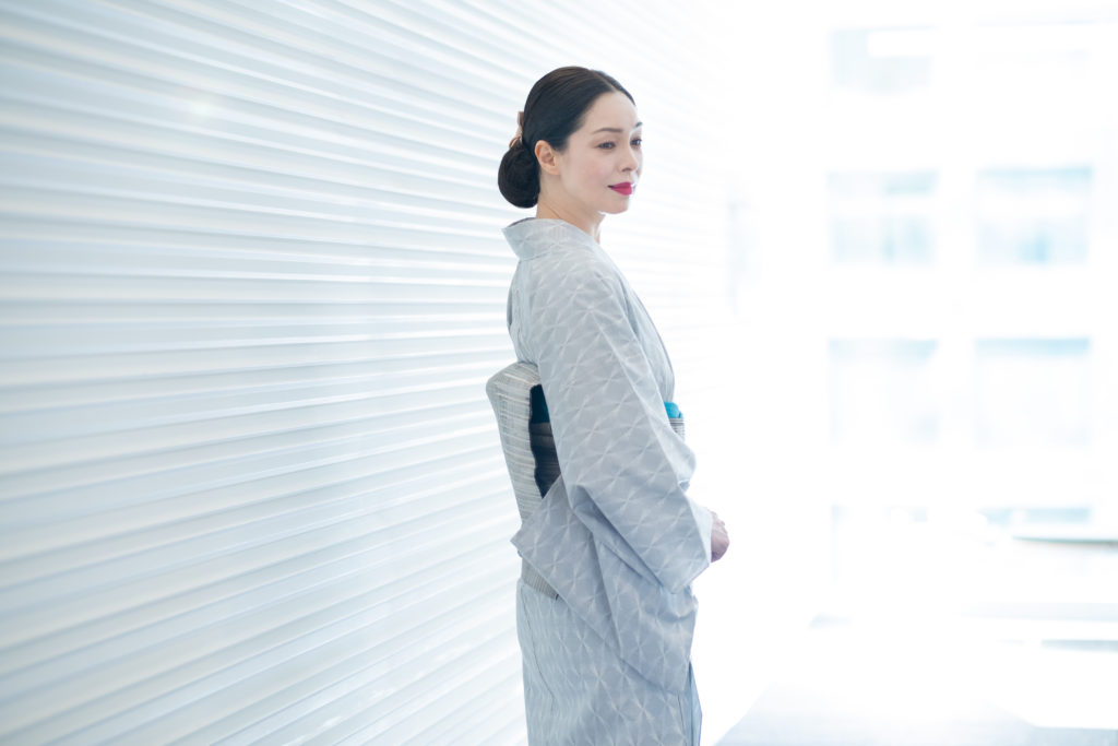 川原亜矢子トークショー　きもの姿で