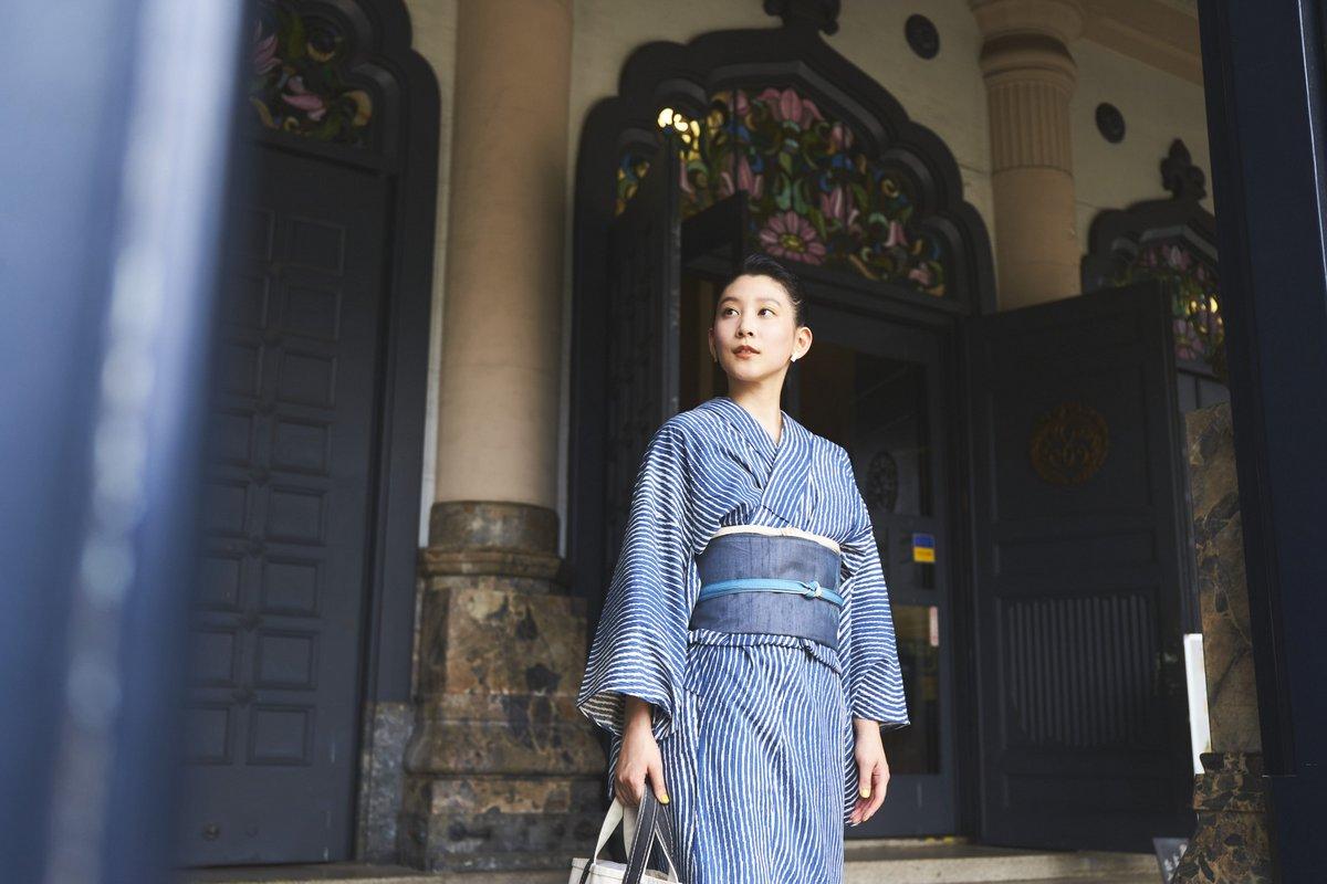 築地本願寺から場外市場にも! 「都留詩織のきもので下町おでかけ帖」vol.6