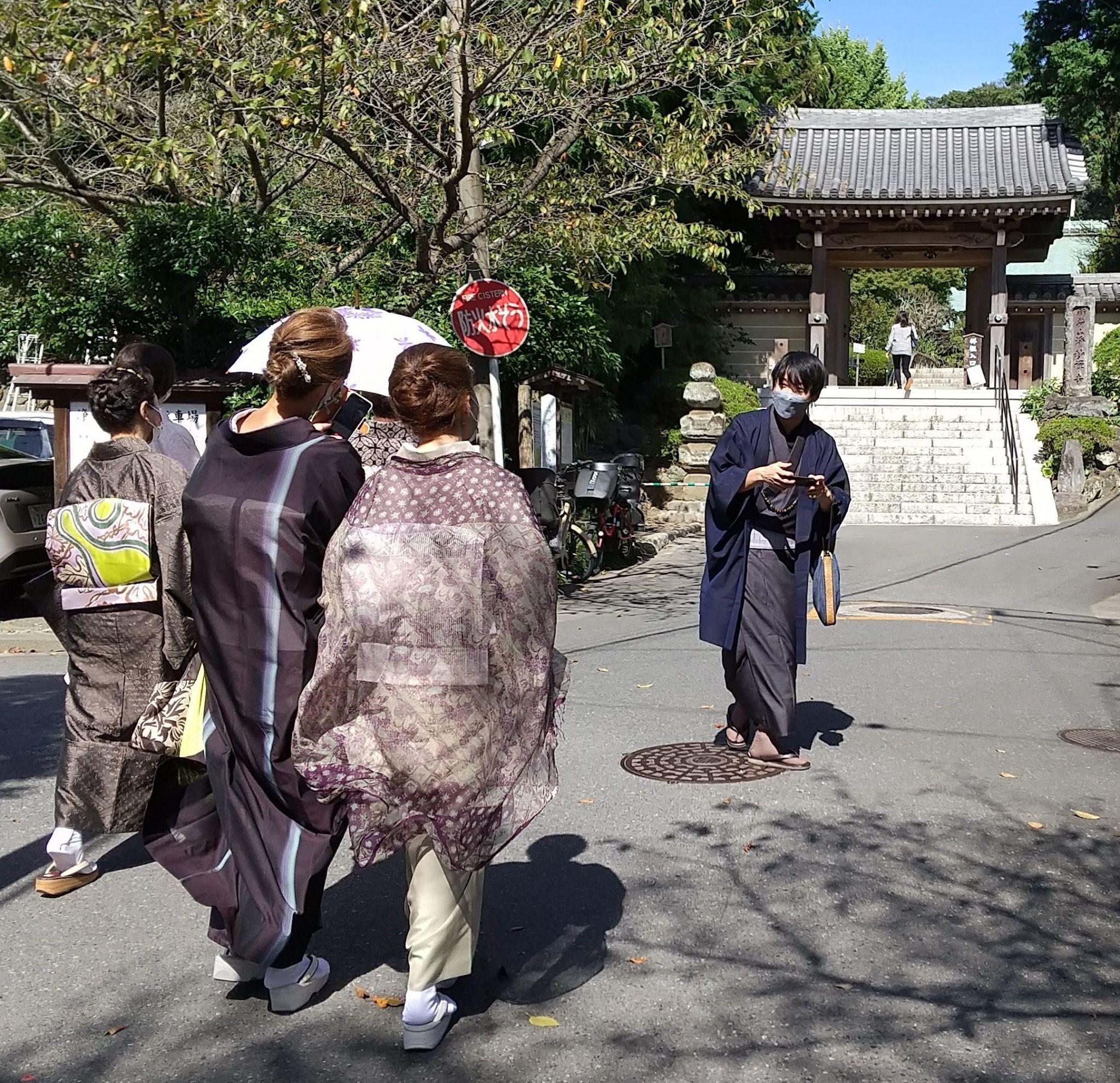 入り口の山門と石段が見えてきました